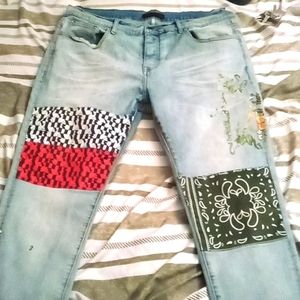Amiri designer authentic blue denim
